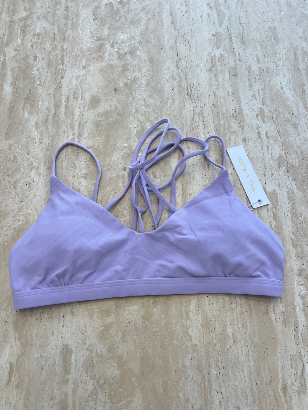 Jolyn Clothing Lilac Strappy Bralette